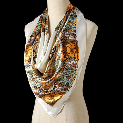 2024 Luxury Silk Shawl Square Scarf