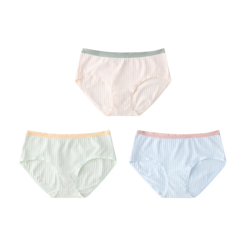 SUJIIN Women's Cotton Underwear - 3 Pack