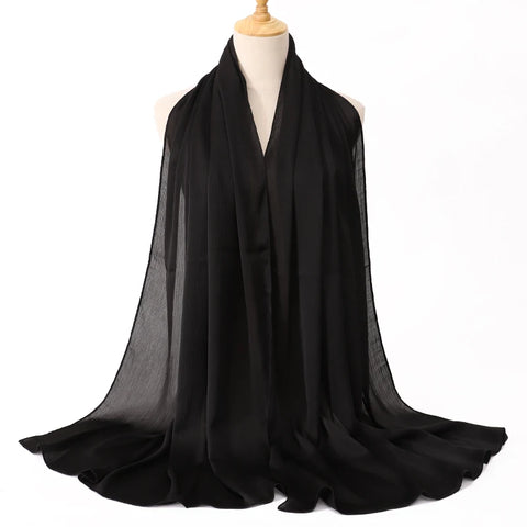 Premium Satin Crinkle Hijab Scarf