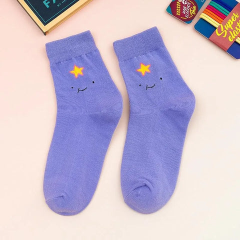 Cute Women's Socks Adventure Series - Comfortable Medium Socks