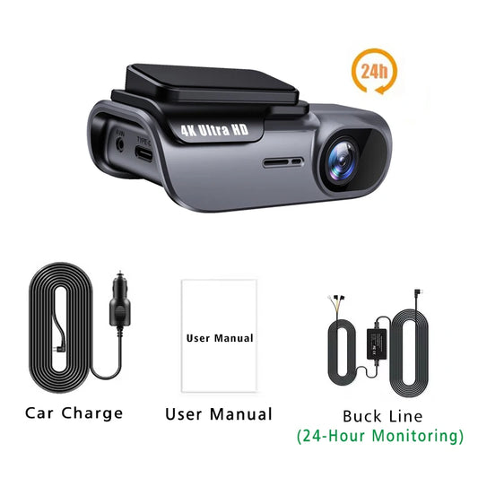 4K Ultra HD Dashcam met wifi en nachtzicht