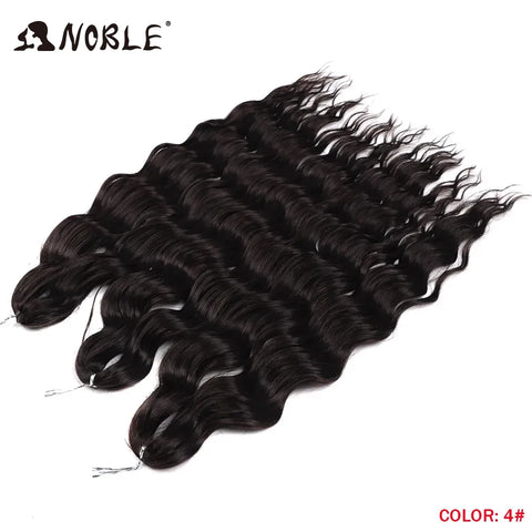 Noble Hair Water Wave Twist Crochet Hair - Ombre Blonde Pink 24 Inch