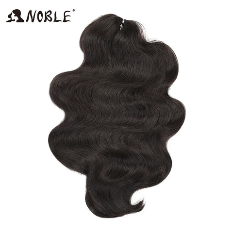 Noble Hair Soft Body Wave Crochet Hair 24Inch 3PCS Synthetic Hair Extensions