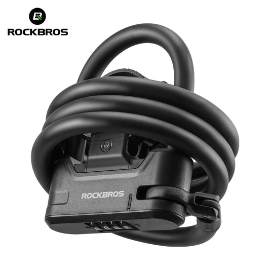 ROCKBROS Multi-Purpose Portable Scooter Lock - Durable Anti-Theft Protection for Bicycles and Helmets