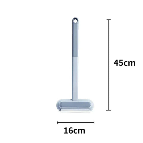 3 in 1 Pet Hair Remover Brush - Long Handle Window Cleaning Tool for Cats and Dogs