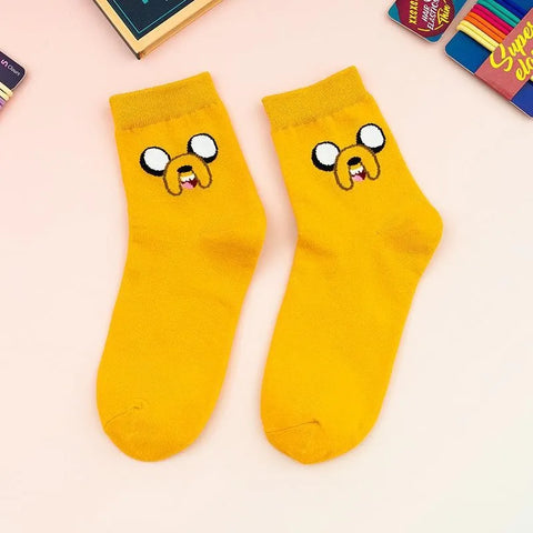 Cute Women's Socks Adventure Series - Comfortable Medium Socks