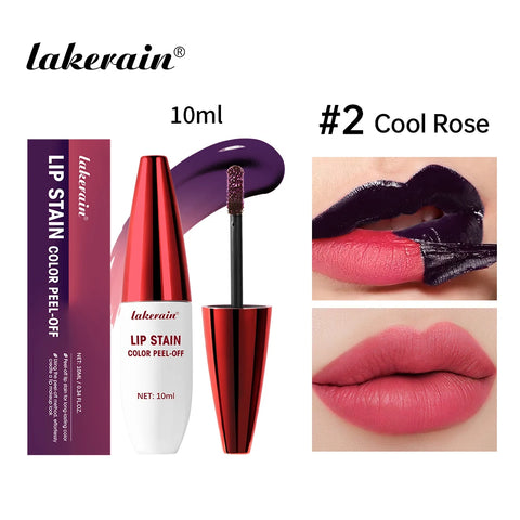 Water Resistant Lip Stain Peel Off - 24 Hours Matte Lipstick