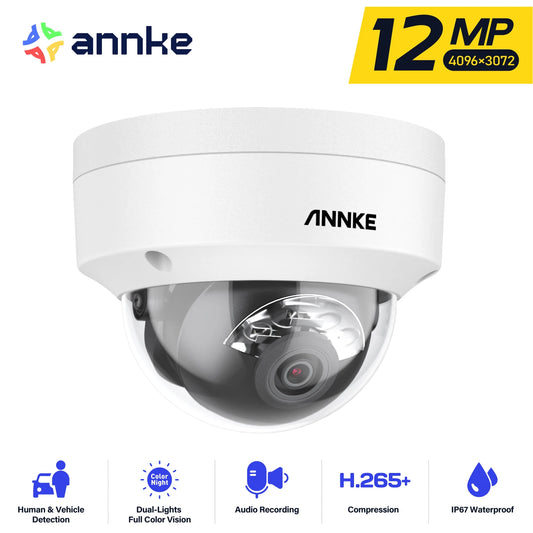 ANNKE 12MP Outdoor Smart Dual Light PoE Security Camera