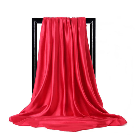 Elegant 90x90cm Silk Scarf for Stylish Women