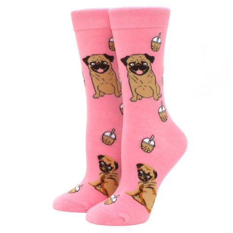 New Corgi Schnauzer Cartoon Happy Puppy Collection Socks for Men and Women
