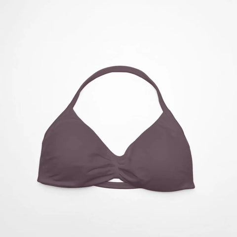 NCLAGEN Strappy Bra Gym Top for Women – High Support Seamless Halter Sports Bra with Pads