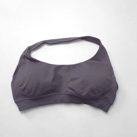 NCLAGEN Impact Sports Bra for Women - High Support Halter Top for Gym and Yoga