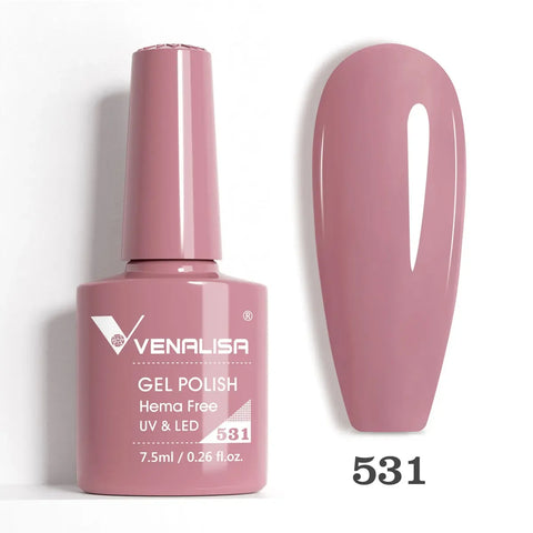Venalisa VIP5 HEMA FREE Jelly Pink Nude Collection Nail Gel Polish