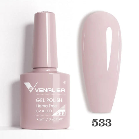 Venalisa VIP5 HEMA FREE Jelly Pink Nude Collection Nail Gel Polish