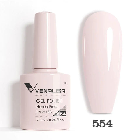 Venalisa VIP5 HEMA FREE Jelly Pink Nude Collection Nail Gel Polish