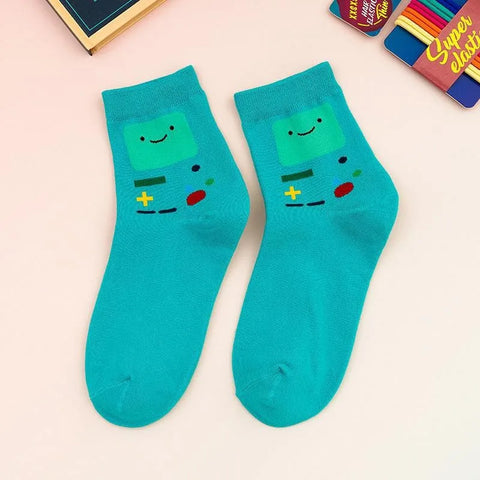 Cute Women's Socks Adventure Series - Comfortable Medium Socks