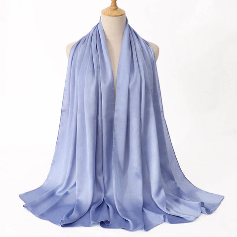 Premium Satin Crinkle Hijab Scarf