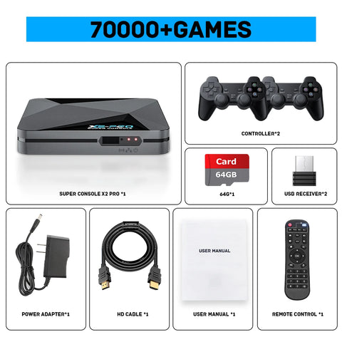 KINHANK Retro Video Game Console Super Console X2 Pro