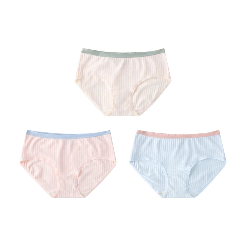 SUJIIN Women's Cotton Underwear - 3 Pack