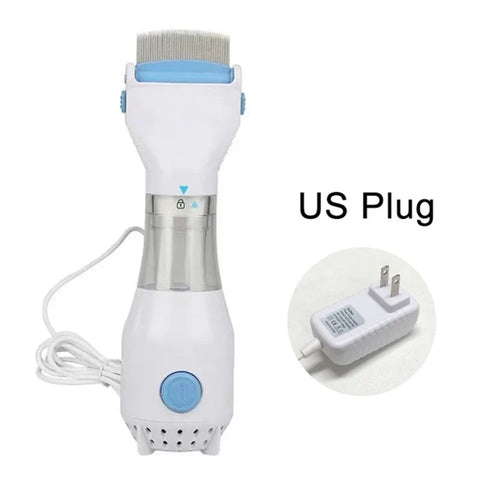 Lice Grabber Multifunctional Electric Flea Comb for Pets - Dog & Cat Hair Cleaner