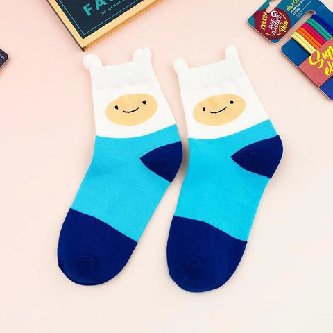Cute Women's Socks Adventure Series - Comfortable Medium Socks