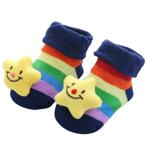 Schattige babysokjes met cartoondieren