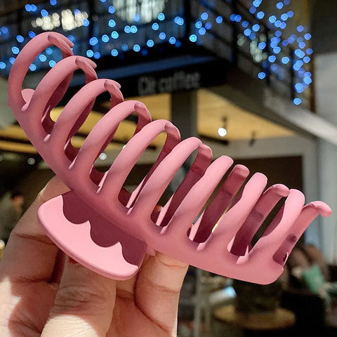 2025 Koreaanse grote haarklemmen - elegante, gematteerde acryl haarspelden voor vrouwen en meisjes 