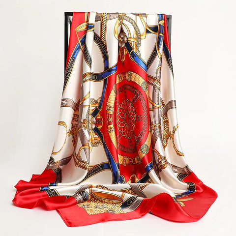 2024 Luxury Silk Shawl Square Scarf
