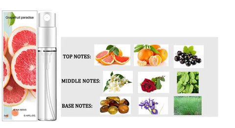 10Pcs/lot 3ml Brand Perfume for Men and Women - JEAN MISS Mini Deodorant Fragrance