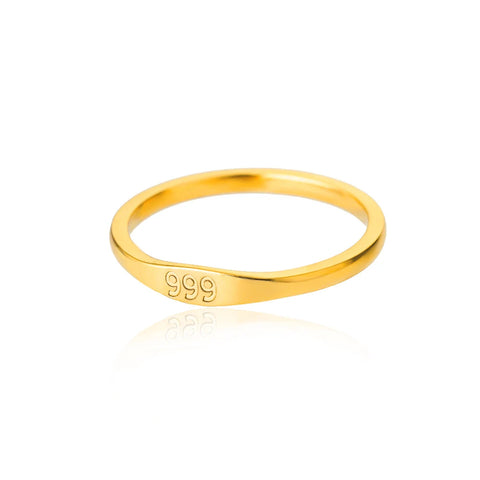 Lucky 11:11 Angel Number Rings for Women - Vintage Stainless Steel Finger Ring - Aesthetic Jewelry Gift