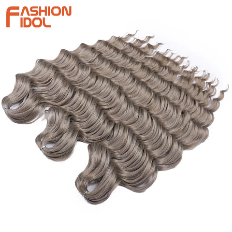 Fashion Idol 24Inch Crochet Hair Synthetic Water Wave Extensions