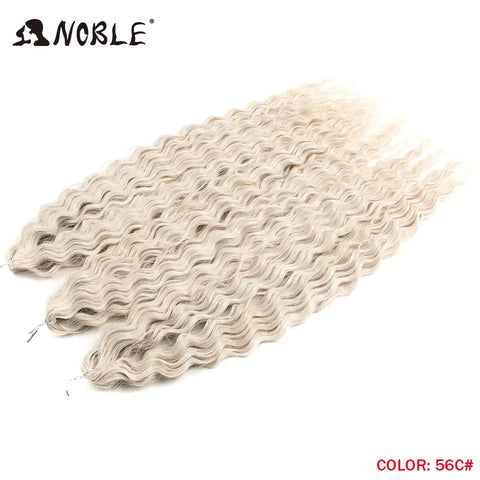 Noble Hair Synthetic Twist Crochet Curly Hair 24 Inch Ombre