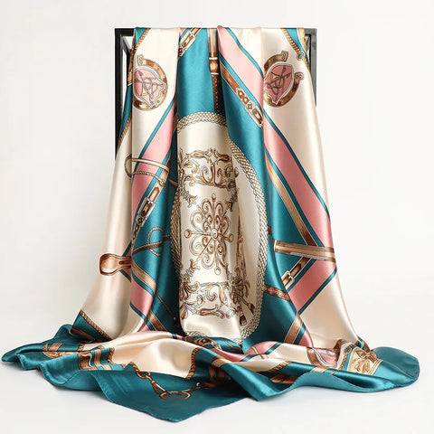 2024 Luxury Silk Shawl Square Scarf
