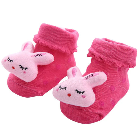 Schattige babysokjes met cartoondieren