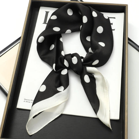 Wild Leopard Print Silk Scarf - Satin Shawl Design
