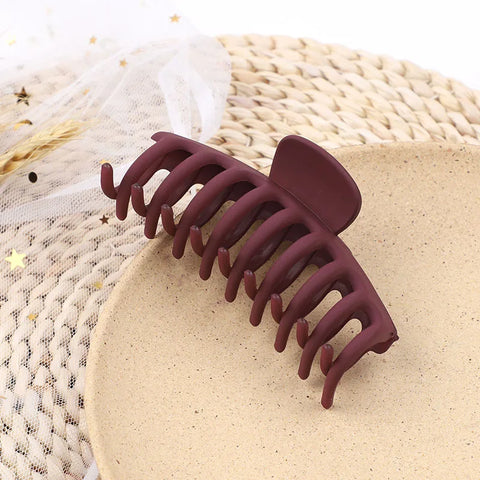 2025 Koreaanse grote haarklemmen - elegante, gematteerde acryl haarspelden voor vrouwen en meisjes 