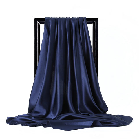 Elegant 90x90cm Silk Scarf for Stylish Women