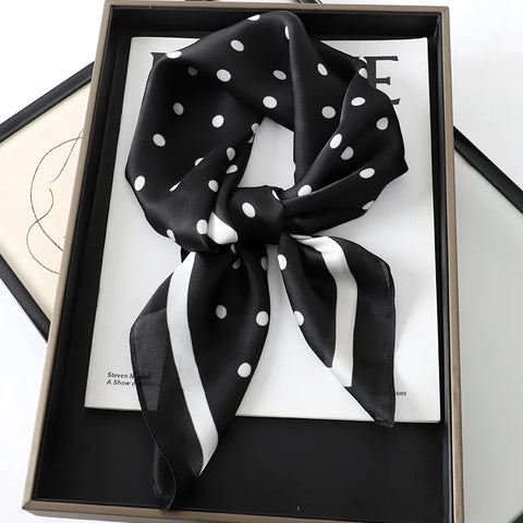 Elegant 70x70cm Silk Feeling Scarf