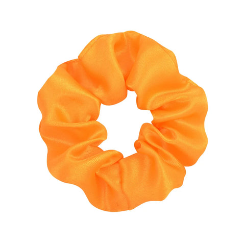 3,9 inch zijden scrunchie voor dames - handgemaakte veelkleurige haarband paardenstaarthouder 