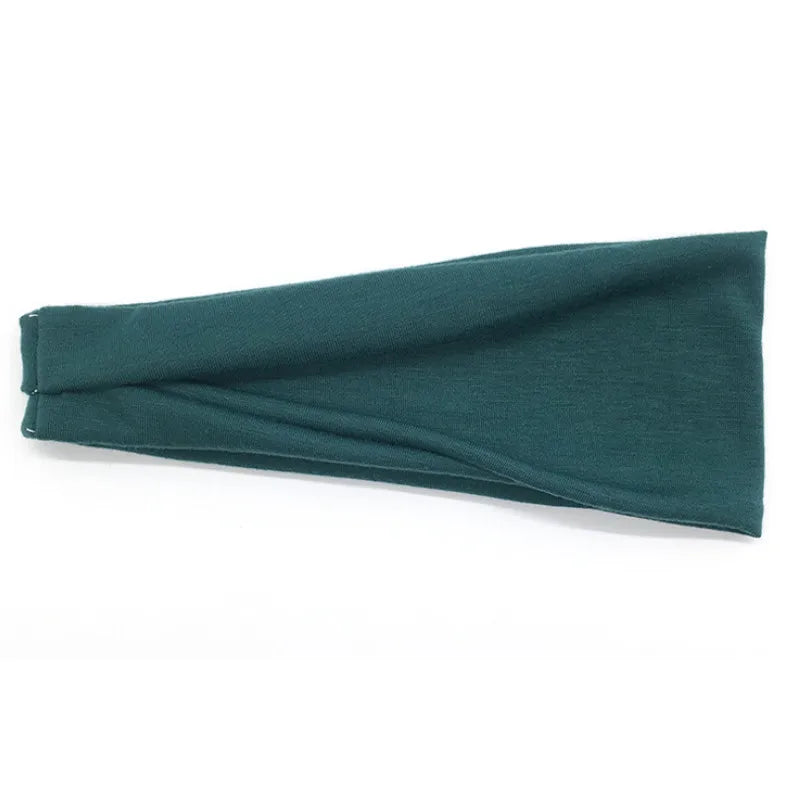 Women Cotton Head Band Fashion Hair Bands - Solid Turban Twist Knitted Headwrap Accessories