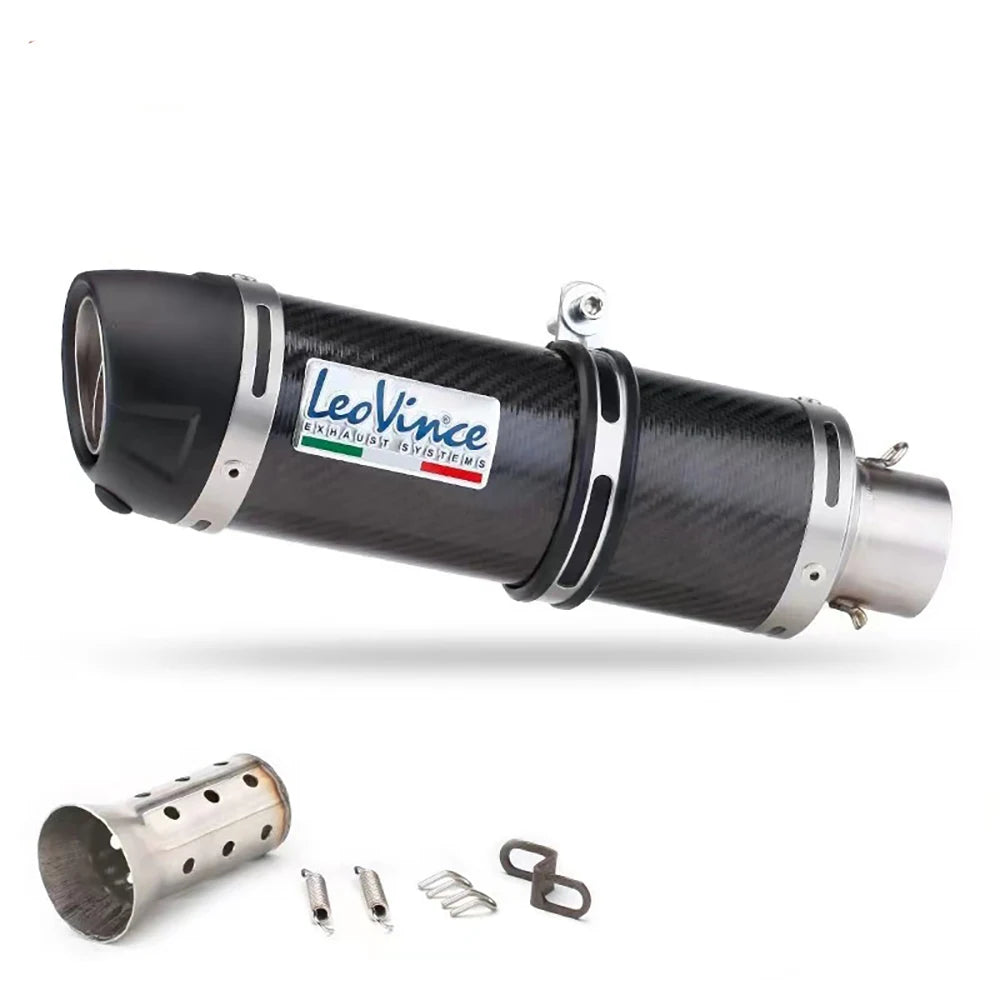 51mm Motorcycle Exhaust Muffler Pipe LeoVince Escape Moto