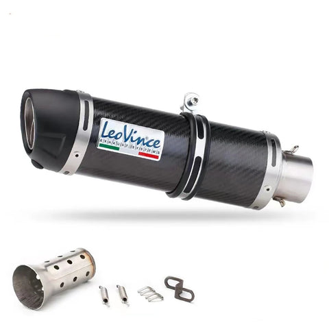 51mm Motorfiets Uitlaatdemperpijp LeoVince Escape Moto