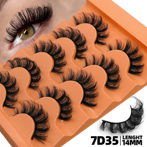 GROINNEYA Fluffy Manga Eyelashes