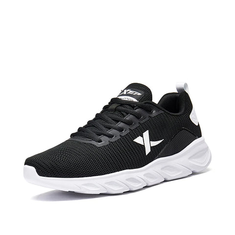 Xtep Men's Running Shoes – Breathable Mesh & Shock Absorption Sports Sneakers