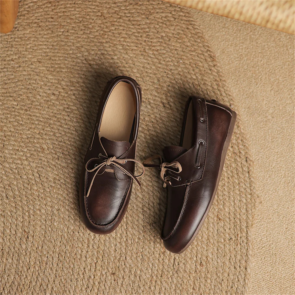 FEDONAS 2025 Women's Suede Leather Loafers