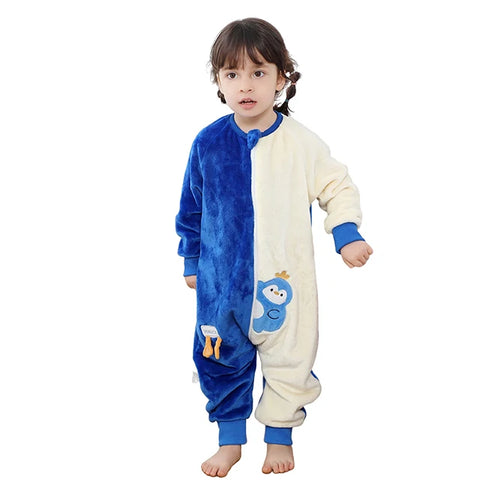 MICHLEY Cartoon Flannel Baby Sleeping Bag Sack