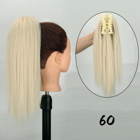 Synthetic 16Inch Claw Clip Ponytail Hair Extensions