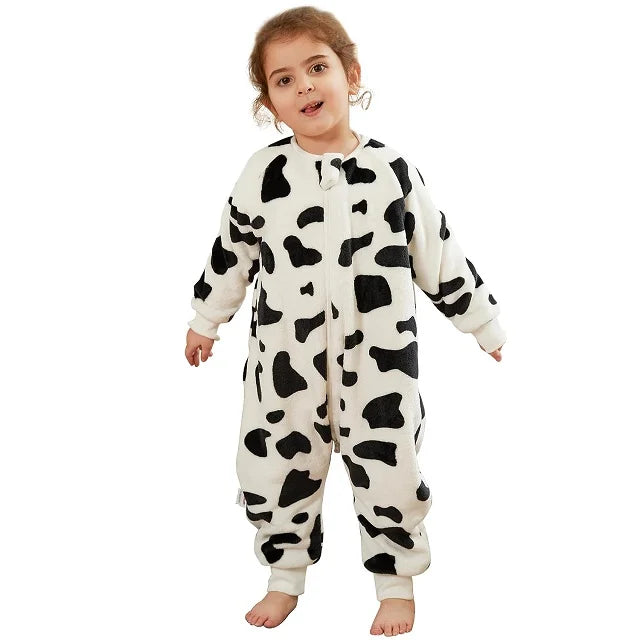 MICHLEY Cartoon Flannel Baby Sleeping Bag Sack