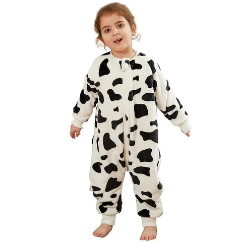 MICHLEY Cartoon Flannel Baby Sleeping Bag Sack