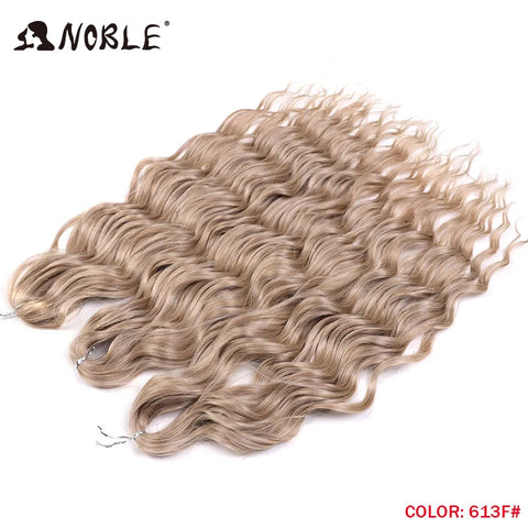 Noble Hair Water Wave Twist Crochet Hair - Ombre Blonde Pink 24 Inch